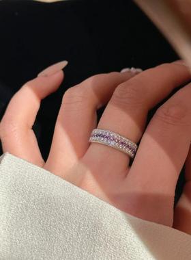 时尚轻奢超美紫色系闪动蔷薇紫