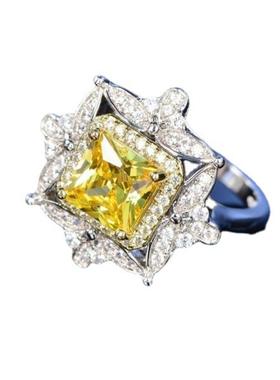 臻荣wish热卖新款黄钻公主方钻