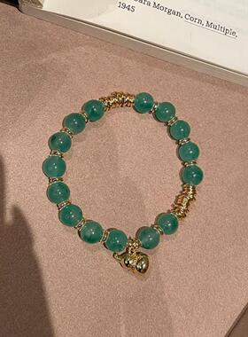 飘花绿石盘缠葫芦独龙绿色冰种