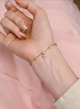 法式高级感流苏四叶草星星璀璨