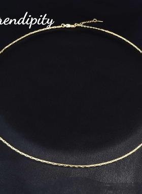 新款分色百搭裸链轻奢无吊坠款