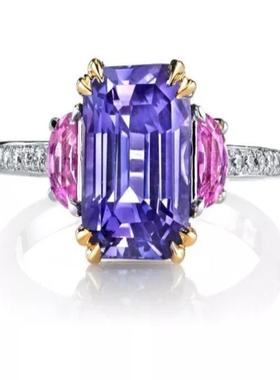 wish速卖通货源紫色水晶公主方钻