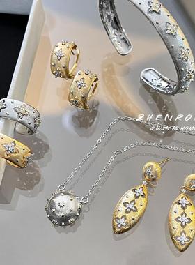 意大利手工拉丝宫廷风双色金工艺