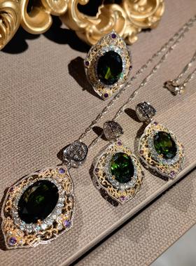 意大利宫廷风双色金镂空工艺镶嵌