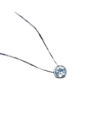 铜镀银八心八箭单钻吊坠简约璀璨