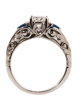 臻荣wish热卖饰品新款欧美蓝宝石