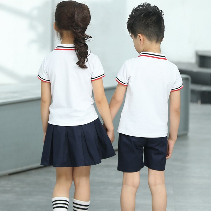 幼儿园园服夏春秋套装中小学生校服儿童英伦风纯棉合唱班服运动会