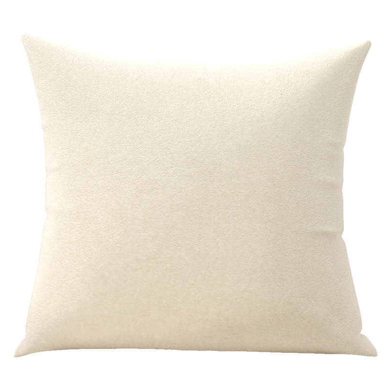 简约现代绒抱枕纯色抱枕奶白米白系靠垫房间客厅沙发靠背靠垫绒布,淘宝优惠券,粉丝福利购,淘宝优惠卷