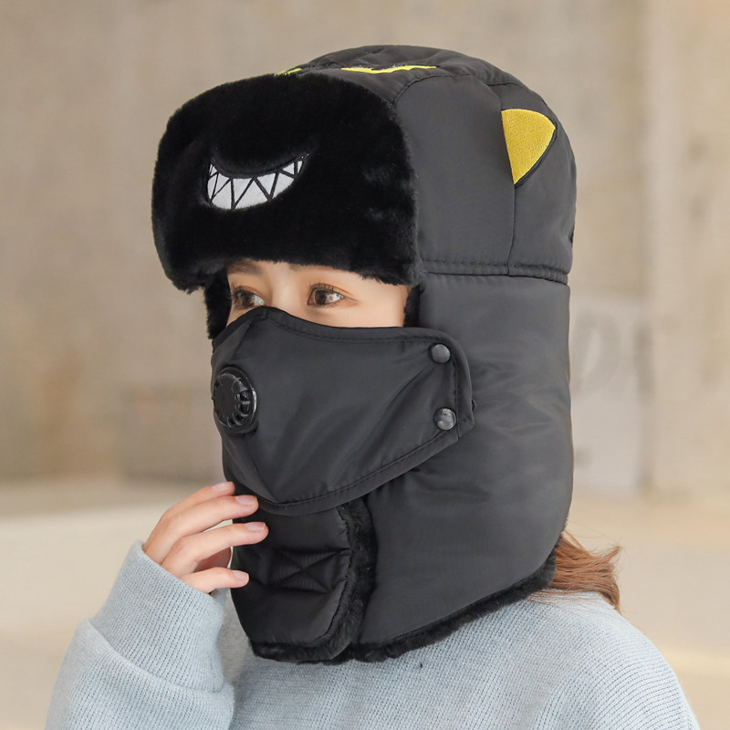 甜美时尚雷锋帽女冬季加厚韩版保暖防寒东北棉帽户外防风骑车帽子