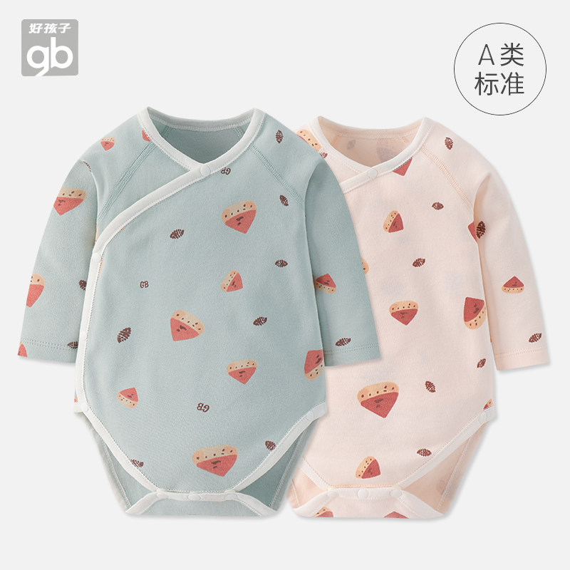 好孩子新生儿三角宝宝纯棉包屁衣 好孩子好口碑连身衣/爬服/哈衣