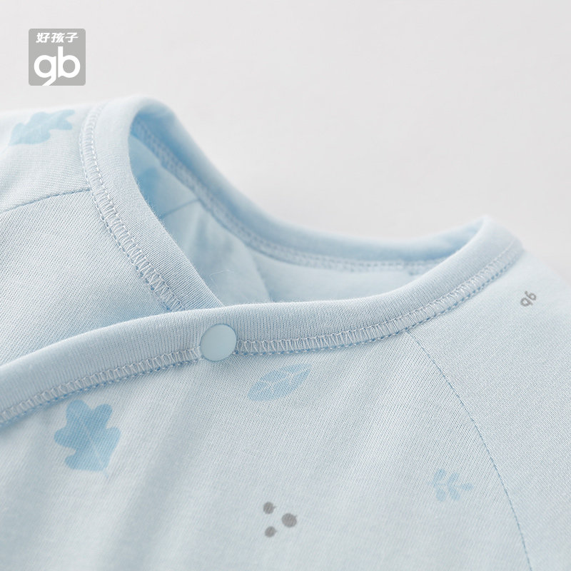 goodbaby男女宝宝新生儿夹纯棉哈衣 好孩子好口碑连身衣/爬服/哈衣