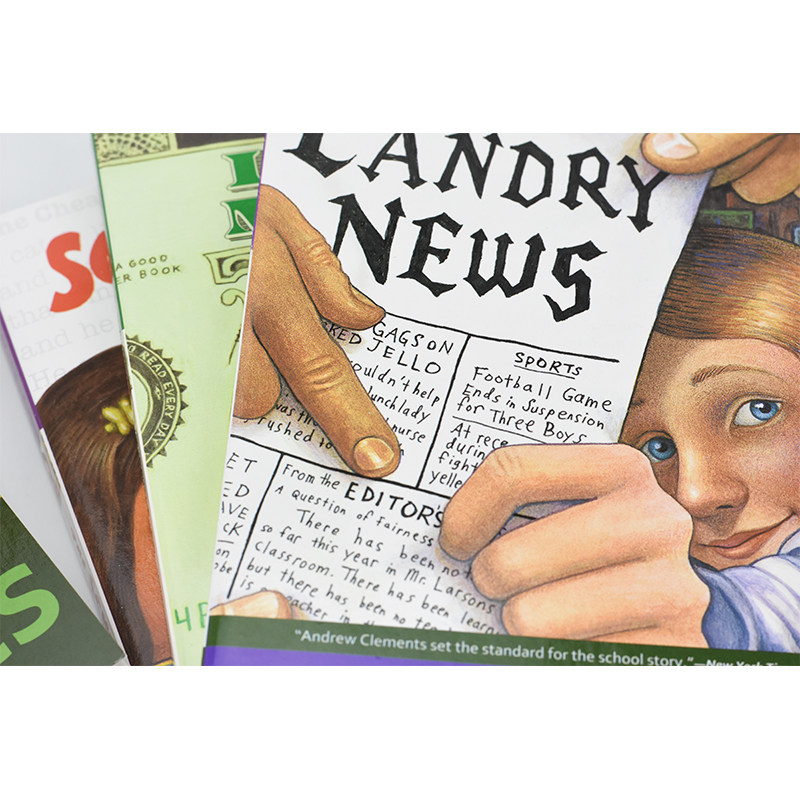 Andrew Clements' School Stories 安德鲁克拉门校园小说10册合集 青少年青春故事插图英语章节书 英文原版进口儿童图书8-12岁