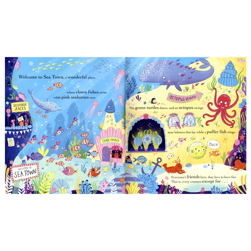 Naughty Narwhal 淘气的独角鲸 友谊善良 韵文故事绘本 亲子睡前读物 英语早教启蒙 英文原版进口儿童图书 - 图1