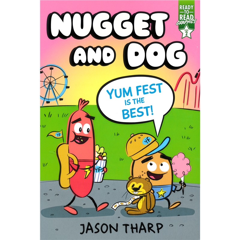 Ready To Read Level 2 Nugget and Dog  All Ketchup, No Mustard 努格特和道格 分级阅读2级 全彩漫画 入门读物 英文原版进口 - 图0