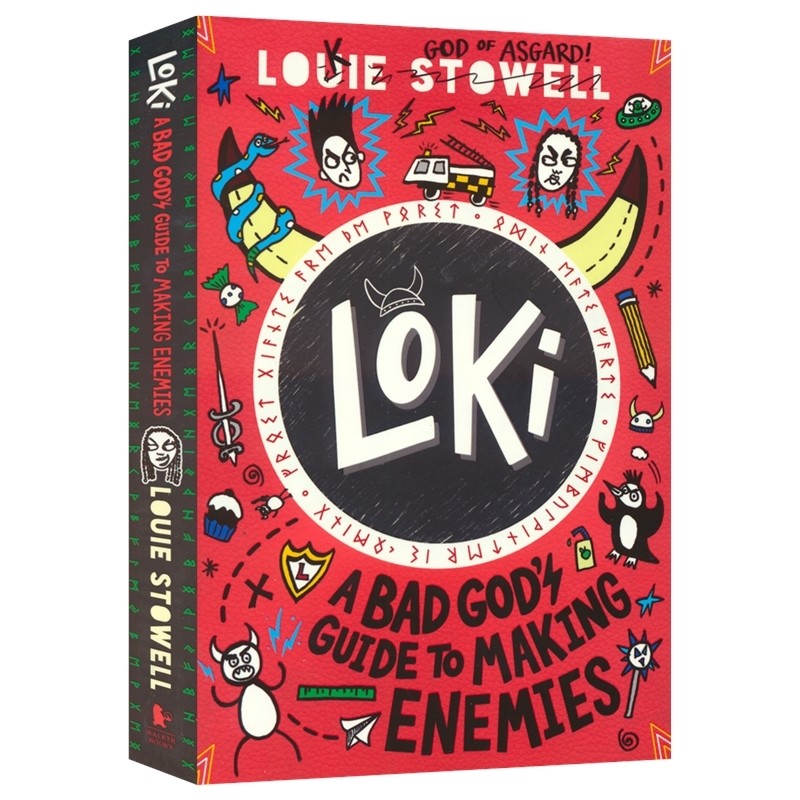 Loki Series 洛基系列4册 北欧诸神元素 日记式章节小说 诙谐搞怪故事 小学英语课外读物 英文原版进口儿童图书,淘宝优惠券,粉丝福利购,淘宝优惠卷