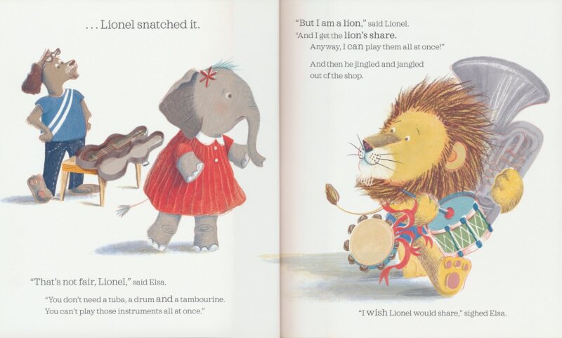 Lionel and the Lion's Share 小狮子与最大的一份 故事绘本 社交技能 情商管理 学会分享 英文原版进口图书