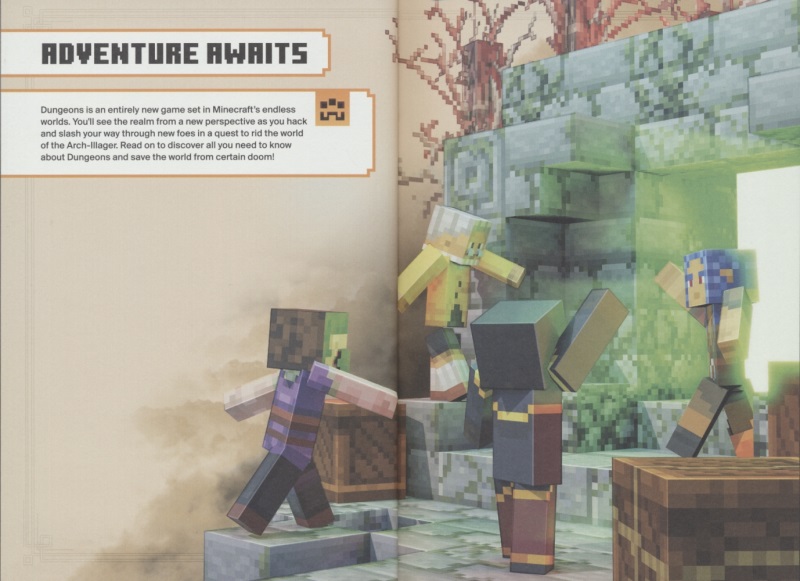 Guide to Minecraft Dungeons 我的世界地下城 英雄手册 官方指南 全新系列 创造力 想象力 8岁+ 英文原版进口图书