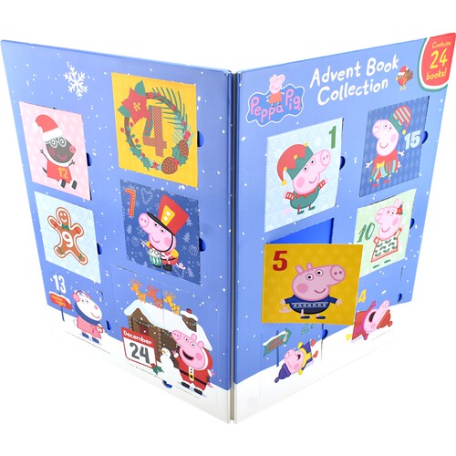 Peppa Pig Advent Book Collection 小猪佩奇 圣诞倒数日历24册 英文故事绘本  亲子读物 英文原版进口儿童图书 - 图0