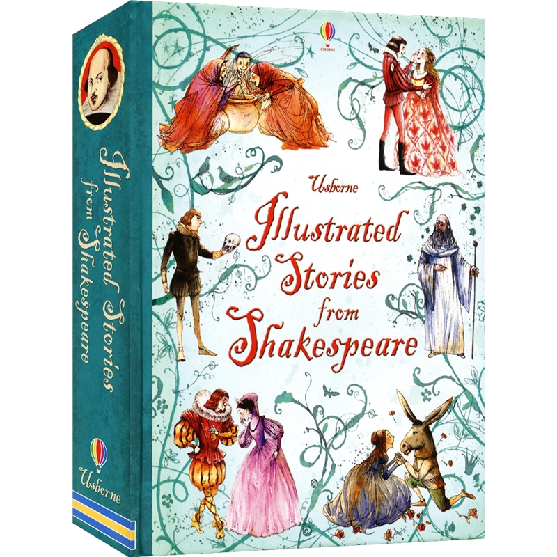 Usborne Illustrated - Stories from Shakespeare 尤斯伯恩插画故事系列 莎士比亚戏剧集 儿童英语启蒙读物  英文原版进口图书 - 图0