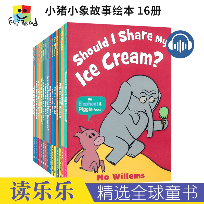 An Elephant and Piggie Book 小猪小象 Mo Willems 吴敏兰书单 儿童英语启蒙读物 情商培养英文绘本 英文原版进口图书 - 图1