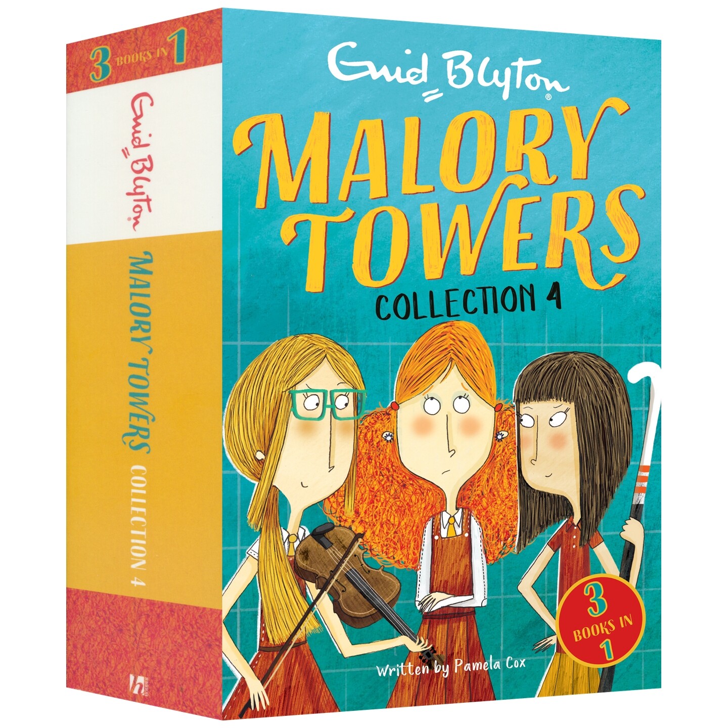 Enid Blyton伊妮德·布莱顿 The Malory Towers 1-12马洛里塔合订本故事集4本装 女孩校园小说英语章节书 儿童英文原版进口图书