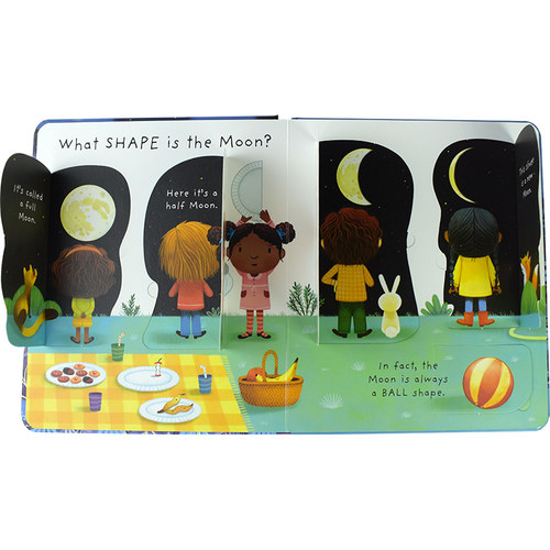 Usborne Very First Lift-the-Flap Questions Answers最初的问答套装2册 儿童启蒙英文绘本机关书星星太空科普 英文原版进口图书 - 图2