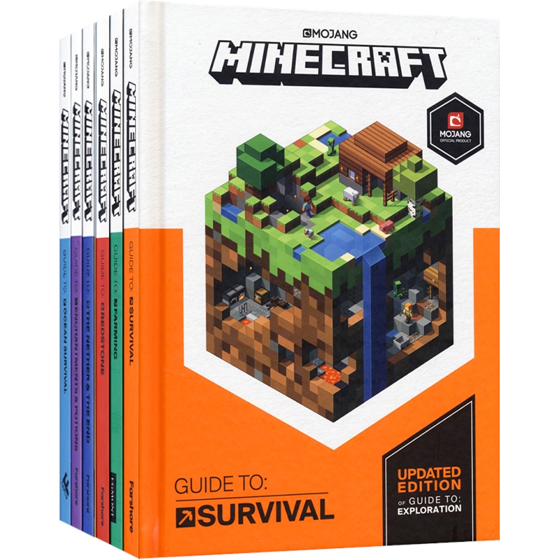 【自营】Minecraft The Offical Guidebook Survival  Redstone Ocean Survival 我的世界官方指南精装版 创造指南 英文原版进口书