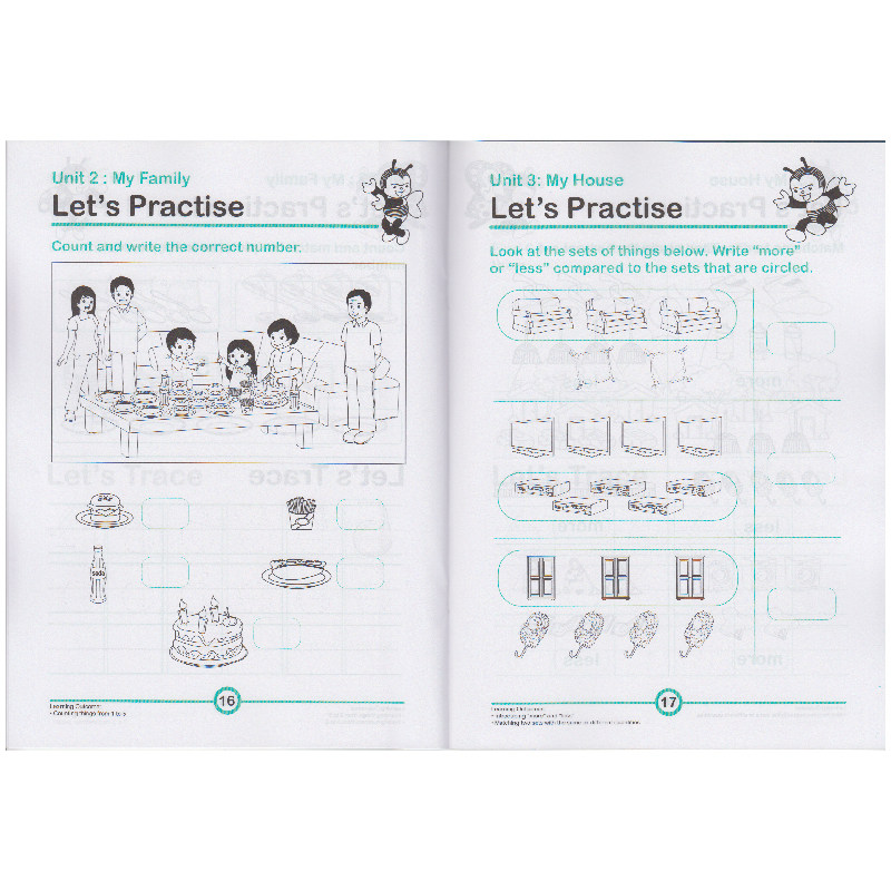 【自营】【现货】SAP Rainbow Maths K1K2 彩虹幼儿园年级8册点读版 新加坡数学教材教辅练习册 新亚出版社 3-6岁 英文原版进口