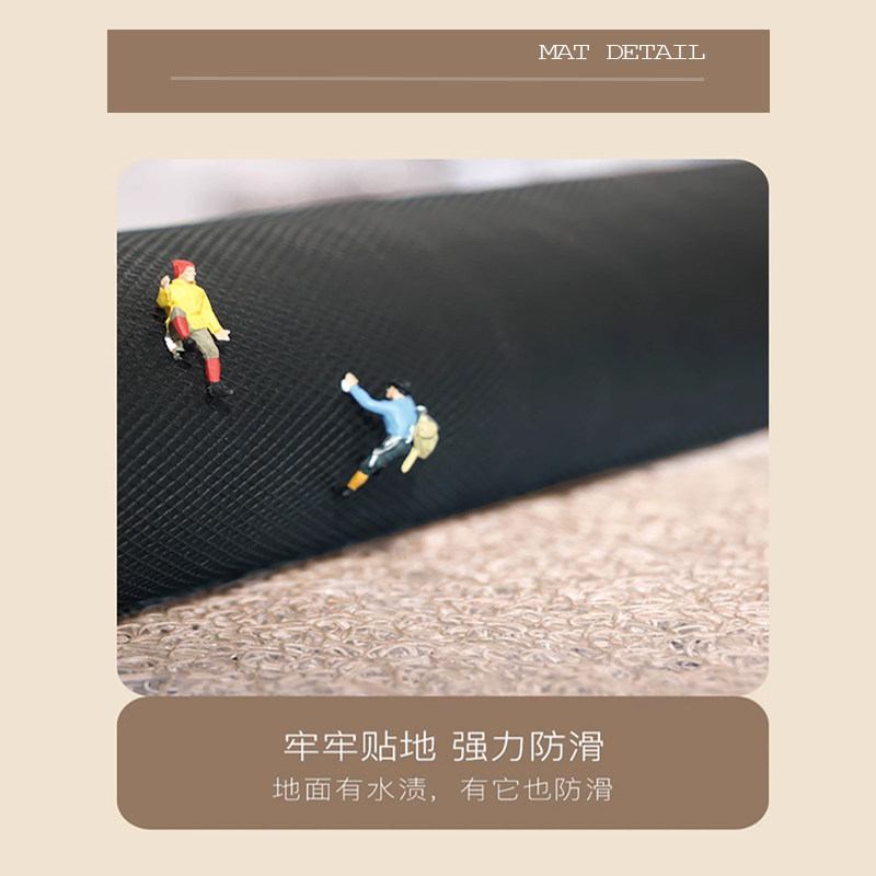复古入户地垫pvc丝圈免洗玄关地毯门垫进门口防滑脚垫高级感耐脏,淘宝优惠券,粉丝福利购,淘宝优惠卷