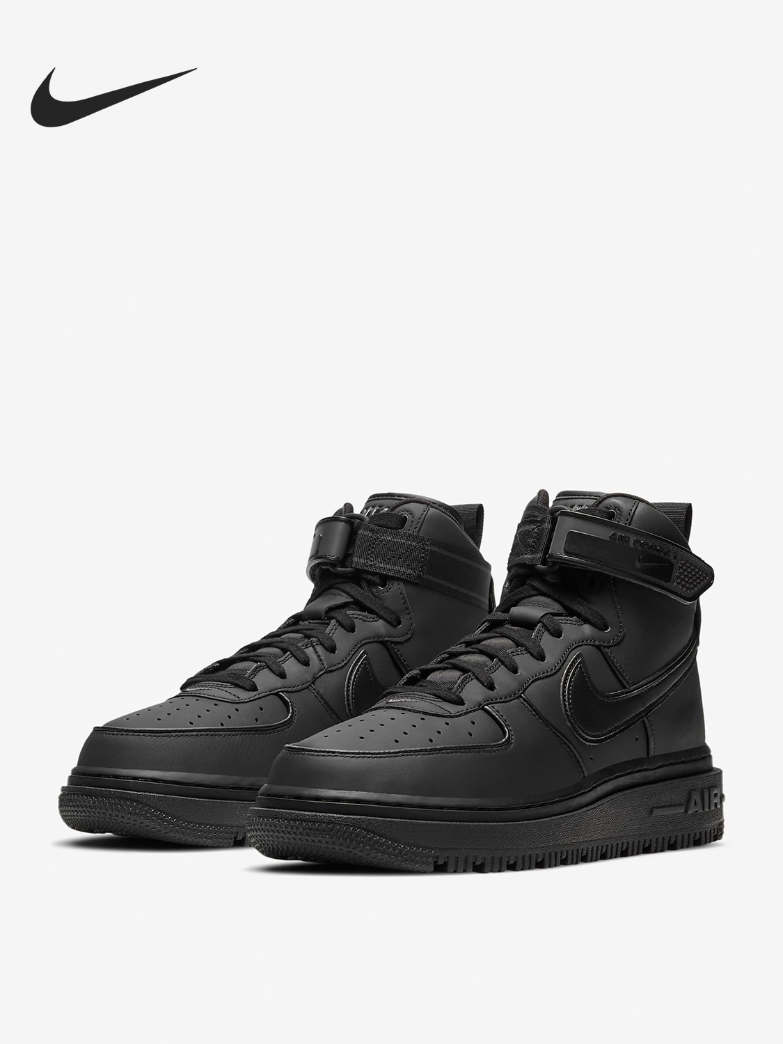 Nike/耐克官方正品AIR FORCE 1 空军一号男女高帮板鞋 DA0418-001 - 图0