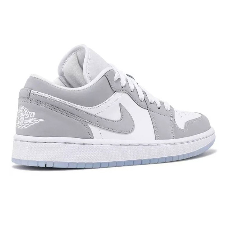 NIKE女鞋Air Jordan 1 Low AJ1烟灰雾霾白灰低帮休闲鞋DC0774-105-图0