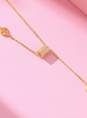 小蛮腰项链新中式国风纯银吊坠