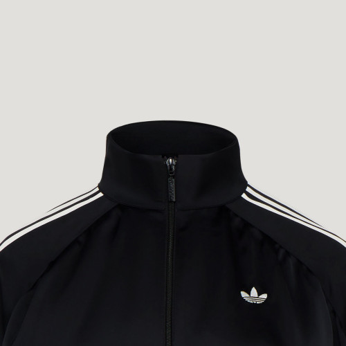 adidas阿迪达斯三叶草缎面百褶夹克TRACK TOP秋女梭织外套 LF2316 - 图1