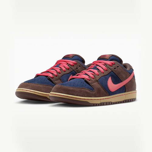 Nike耐克男鞋SB Dunk Low Pro巴洛克棕蓝粉休闲滑板鞋HQ1625-200 - 图1