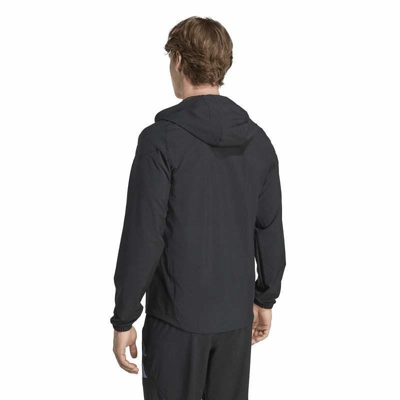 adidas阿迪达斯曼联足球文化训练外套2025秋男梭织连帽夹克JV5351 - 图0