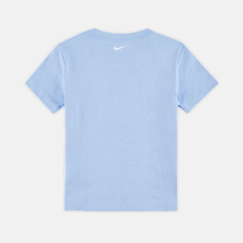 Nike耐克女童幼童T恤夏季休闲图案印花圆领针织棉短袖IM4496-422 - 图0