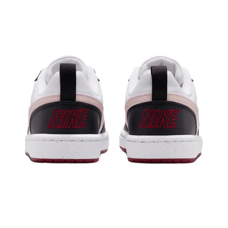 Nike耐克女鞋黑白粉Court Borough运动鞋低帮休闲板鞋IF3402-100,淘宝优惠券,粉丝福利购,淘宝优惠卷