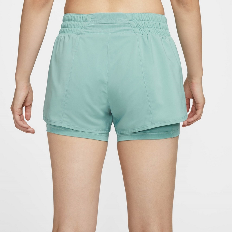 NIKE耐克DRI-FIT女子速干透气中腰二合一跑步短裤夏季DX6013-017 - 图0