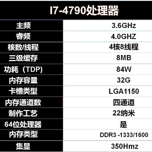i7 4770 4770S 4770K 4770T 4790 4790S 4790K 4790T CPU 1150针 - 图1