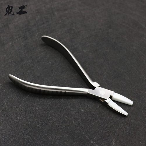 方头钳眼镜腿调整钳眼镜维修工具手工钳平口尼龙钳墨镜腿变形修复 - 图1