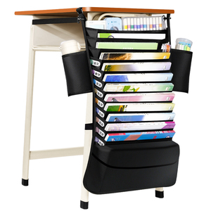 知远书袋课桌收纳学生书桌挂袋