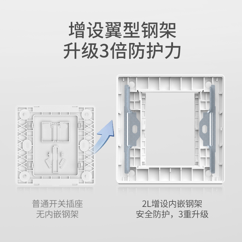 正泰官方旗舰店官网86型墙壁16a家用USB五孔开关插座面板多孔2L