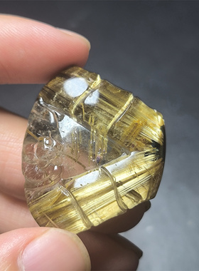 项链吊坠挂件男女款式白水晶钛晶