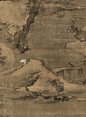 微喷山水花鸟临摹复制学习装饰画