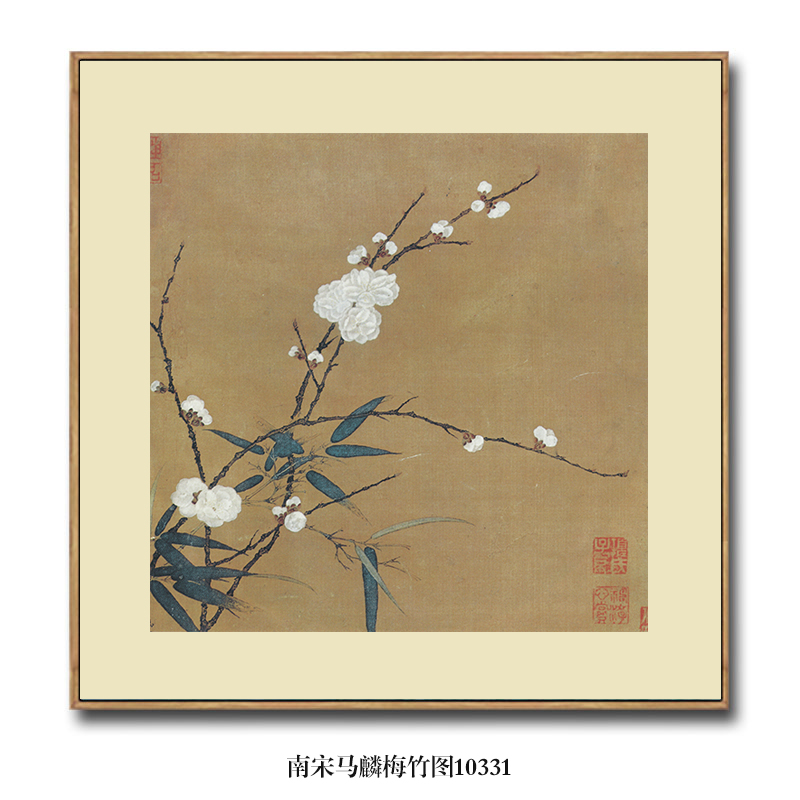 宋画小品南宋马麟白牡丹图古代花鸟画国画名画复制品仿古画挂画,淘宝优惠券,粉丝福利购,淘宝优惠卷