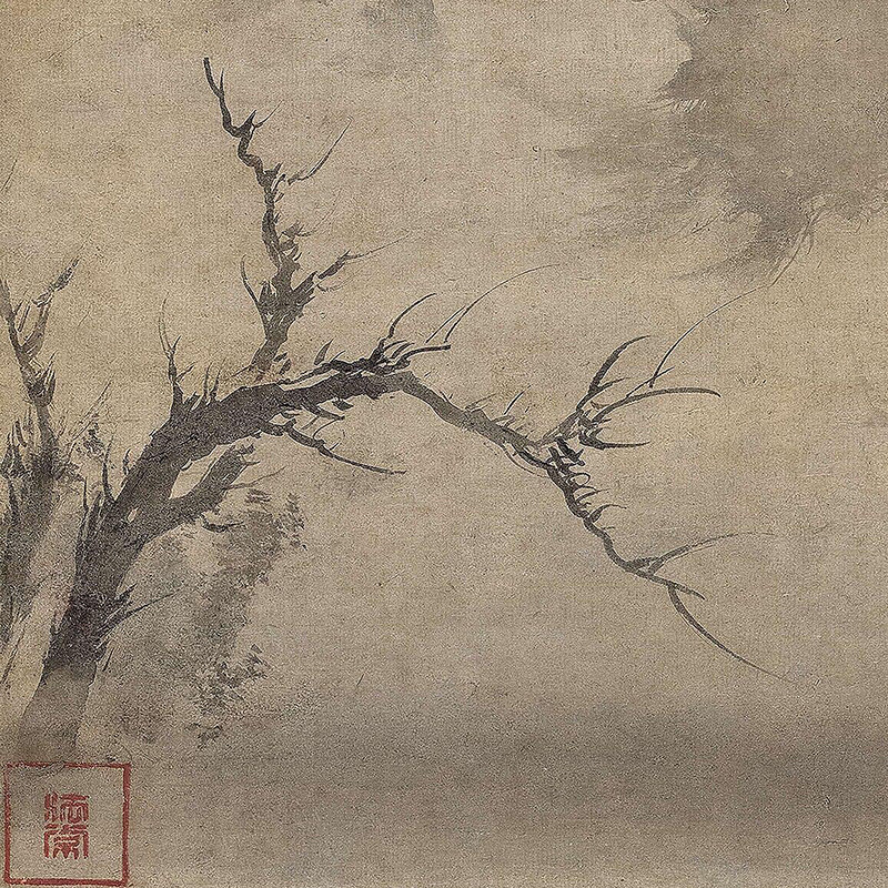 南宋牧溪二祖调心图古代人物画字画卷轴国画名画复制品仿古画挂画,淘宝优惠券,粉丝福利购,淘宝优惠卷