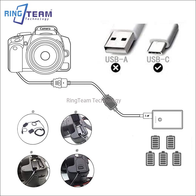 TYPEC外接电源NP-FZ100假电池适用索尼A73/A7R3/A7S3/fx3/A7C相机 - 图0