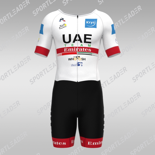 2023新款环法长短袖骑行服连体自行车环法UAE阿联酋航空车队定制 - 图3