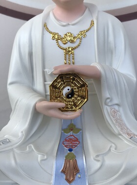彩绘仿瓷无生老母骊山老母神像