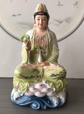 新款四圣全堂佛观世音菩萨佛像